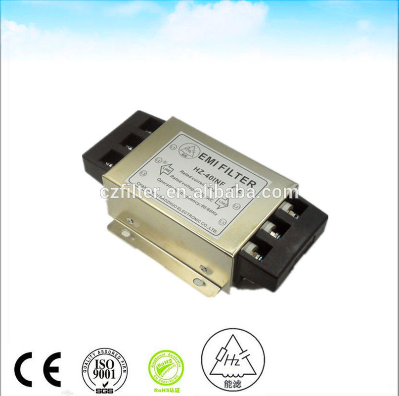 440vac 40A Output Rfi EMI Suppression Filter 15KW Inverter Noise Filter high quality