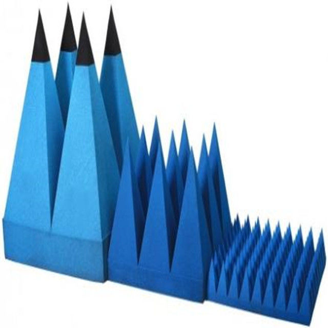 Emc Rf Absorbing Material Foam Microwave Absorbing Sheet For Shielding Room emc anechoic chamber