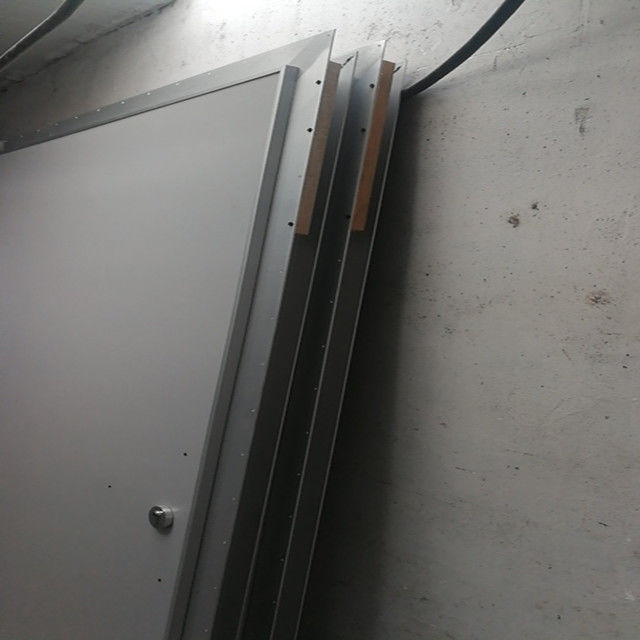 Swing Galvanized Steel Rf Shielded Door For Mri Rf Shielding emc anechoic chamber
